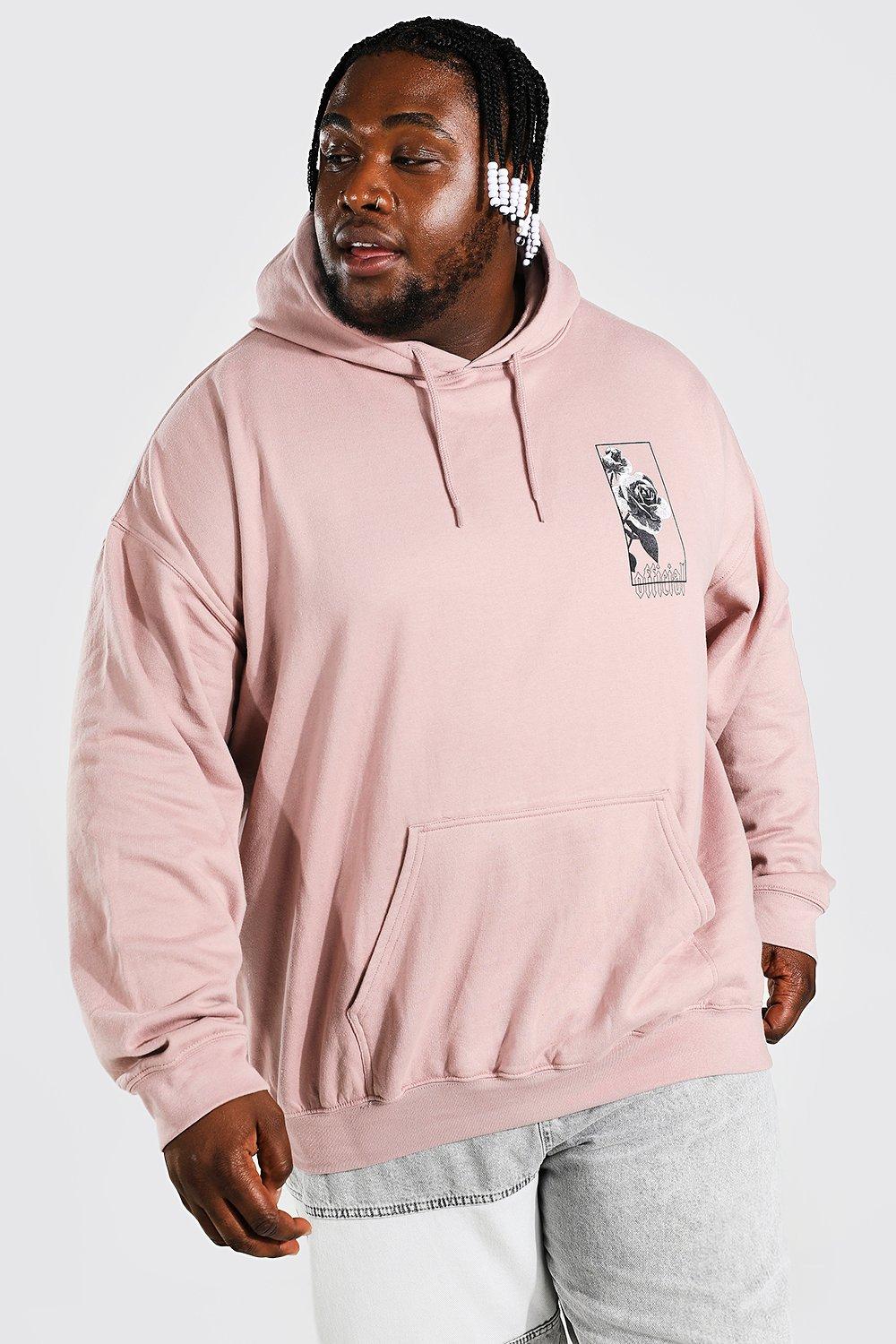 Boohoo pink online hoodie